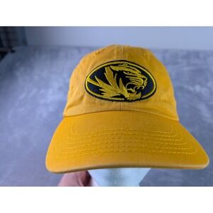 Missouri Tigers Mizzou NCAA Baseball Cap Yellow Adjustable Captivating Headgear